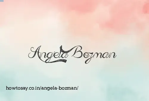 Angela Bozman