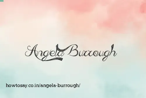 Angela Burrough