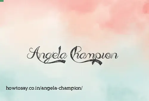 Angela Champion
