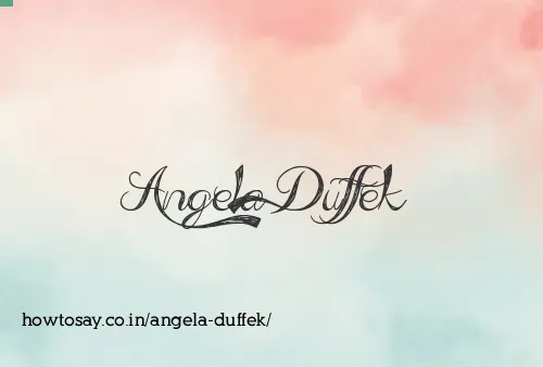 Angela Duffek