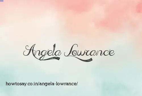 Angela Lowrance
