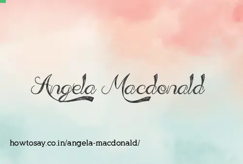 Angela Macdonald