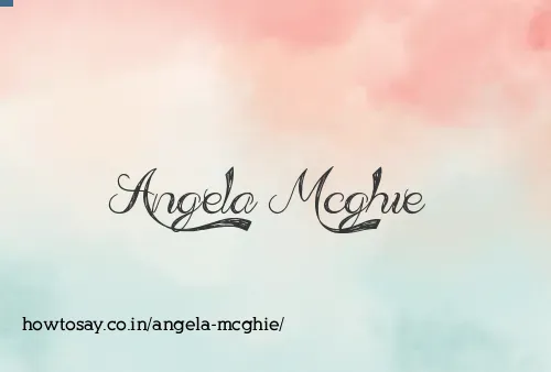 Angela Mcghie