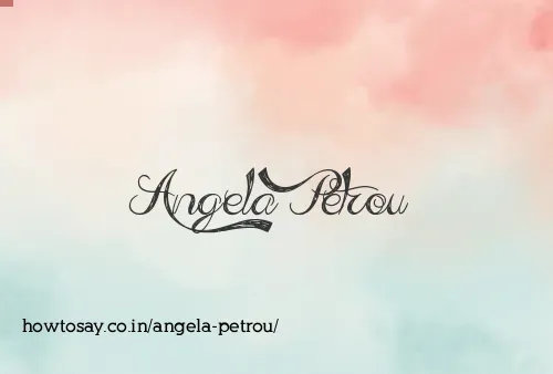Angela Petrou