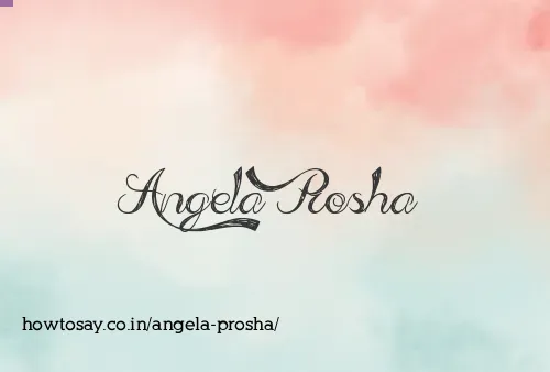 Angela Prosha