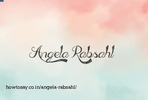 Angela Rabsahl