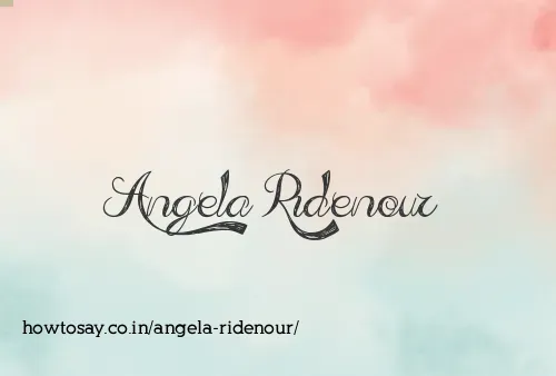 Angela Ridenour