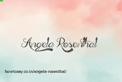Angela Rosenthal