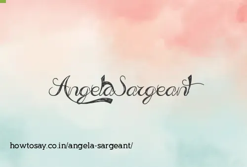 Angela Sargeant