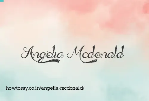Angelia Mcdonald