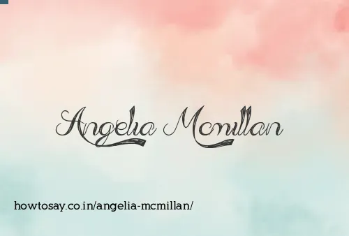 Angelia Mcmillan