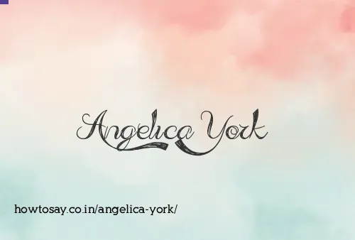Angelica York