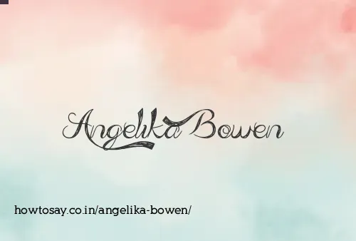 Angelika Bowen