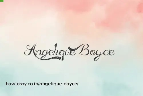 Angelique Boyce