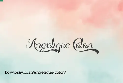 Angelique Colon