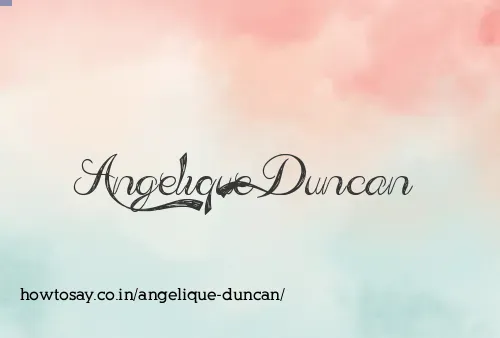 Angelique Duncan