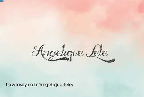 Angelique Lele