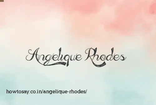 Angelique Rhodes