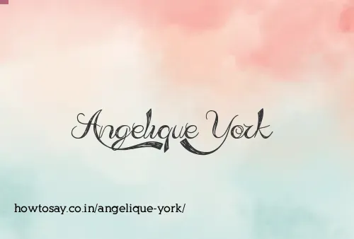 Angelique York