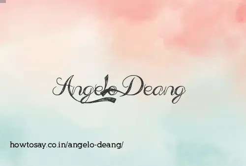 Angelo Deang