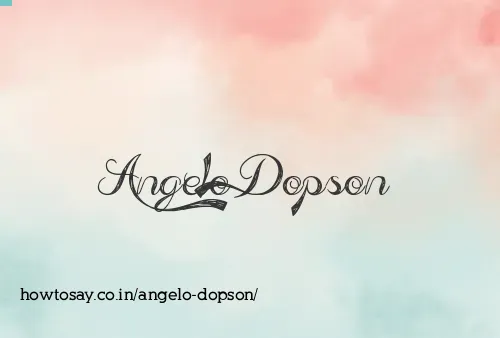 Angelo Dopson