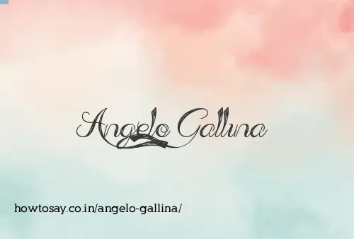 Angelo Gallina