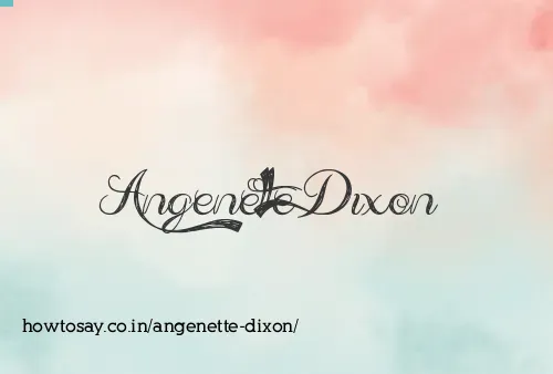 Angenette Dixon
