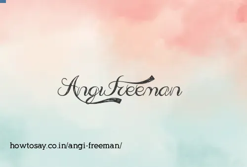 Angi Freeman