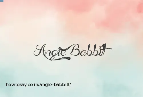 Angie Babbitt