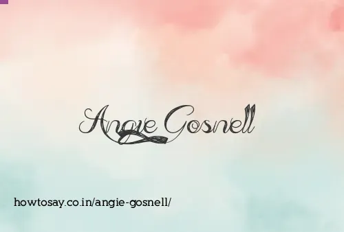 Angie Gosnell