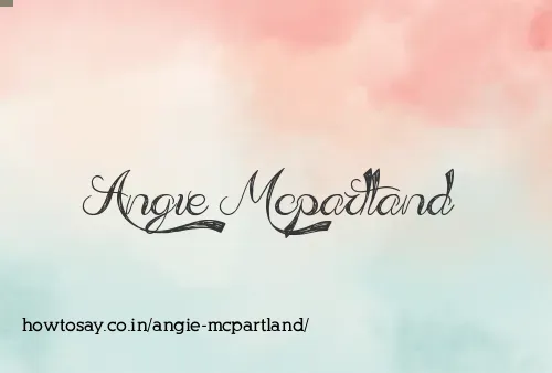 Angie Mcpartland