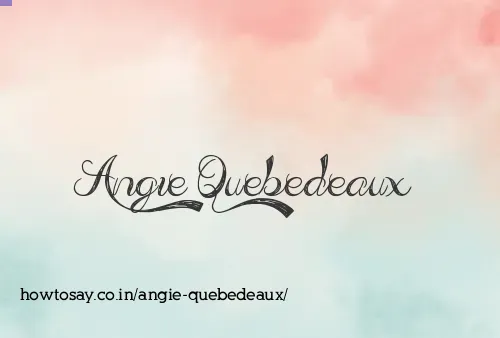 Angie Quebedeaux