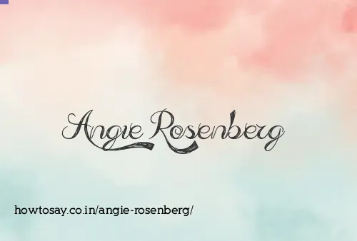 Angie Rosenberg