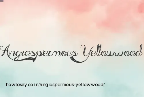 Angiospermous Yellowwood