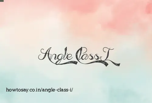 Angle Class I