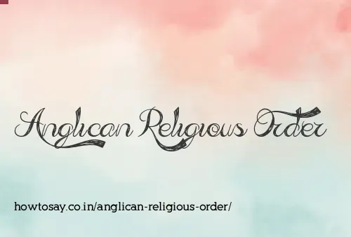 Anglican Religious Order