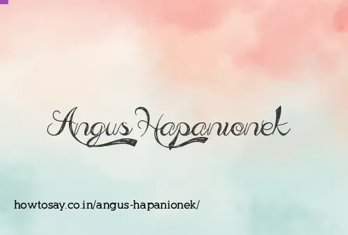 Angus Hapanionek