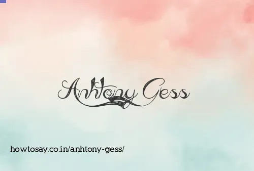 Anhtony Gess