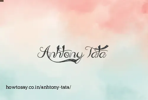 Anhtony Tata