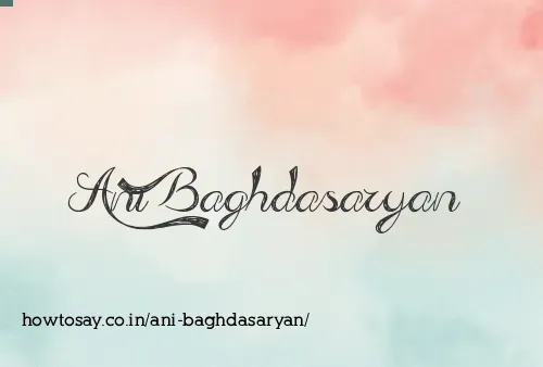Ani Baghdasaryan