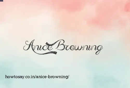 Anice Browning