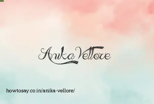 Anika Vellore