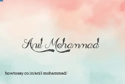 Anil Mohammad