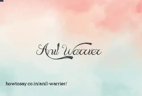 Anil Warrier