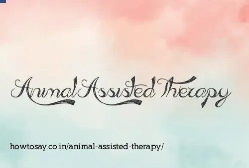 Animal Assisted Therapy