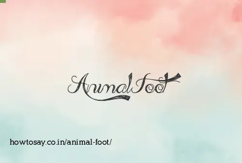 Animal Foot