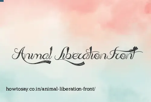Animal Liberation Front