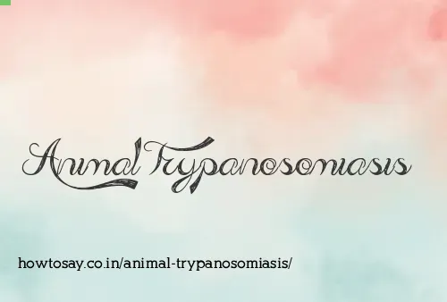 Animal Trypanosomiasis