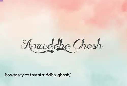 Aniruddha Ghosh