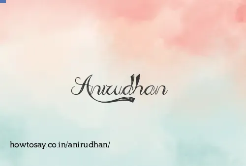 Anirudhan